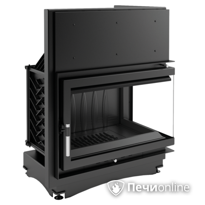 Каминная топка Kratki Oliwia/P/BS (угловое стекло справа) чугун в Сыктывкаре